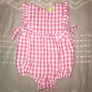 Gingham Bubble Romper, 2T